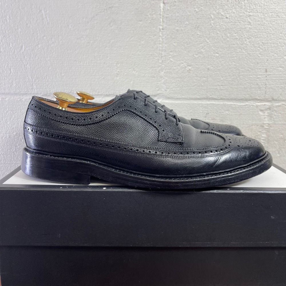 Florsheim Imperial Kenmoor 92604 Black‎ Leather Wingtip Oxford Dress Men's 9.5 C